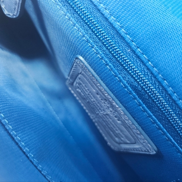 Coach Limited Edition Denim Embossed Crockidial Crossbody Shoulder Bag ( Blue ) - Picture 15 of 16